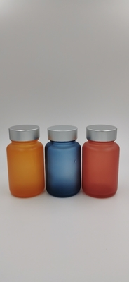 Botella de cristal de empaquetado de la cápsula del tarro cosmético reutilizable de 100ml 150ml
