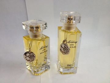 Maquillaje de cristal recargable de las botellas del rociador de las botellas de perfume del cuadrado que empaqueta al OEM