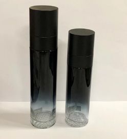 Botellas de cristal de la loción, cosmético que empaqueta con el logotipo modificado para requisitos particulares bomba y OEM de pintura