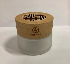 50g tarro poner crema cosmético profesional Skincare que empaqueta con diverso color y la impresión del casquillo de madera
