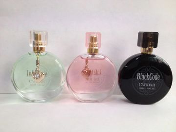 el espray de cristal de perfume 30ml de las botellas del atomizador de cristal de lujo del perfume embotella el empaquetado del maquillaje