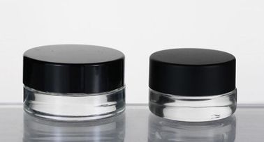 la crema del vidrio 5g sacude la botella cosmética de la crema con el OEM modificado para requisitos particulares tapa del color y de la impresión