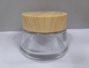 la crema del vidrio 100g sacude la crema de empaquetado de Skincare embotella diverso color y OEM de la impresión
