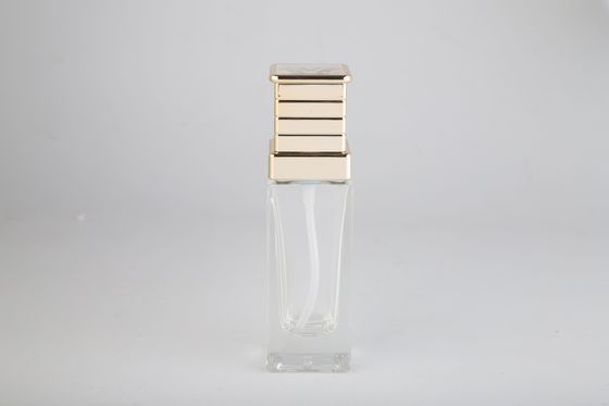 Botellas de impresión de seda de la loción del vidrio 120ml con el logotipo y la pintura modificados para requisitos particulares botella plástica de la bomba del casquillo