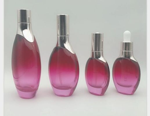 El dropper de cristal oval de las botellas de aceite esencial embotella Skincare que empaqueta el logotipo y el color modificados para requisitos particulares