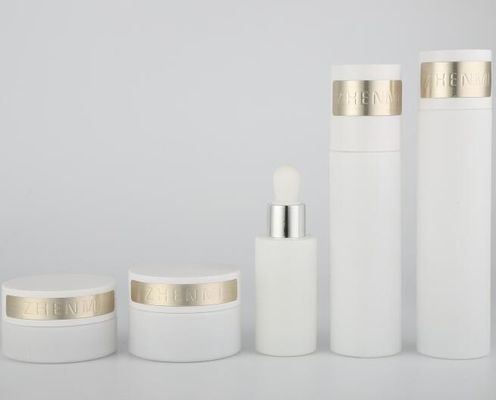el cosmético de 50g 120ml embotella los tarros poner crema Skincare que empaqueta el logotipo y la pintura modificados para requisitos particulares