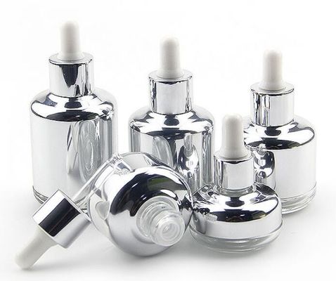 Reutilización de las botellas de aceite esencial de cristal de 20ml 60ml para Skincare que empaqueta al OEM con diversa forma del dropper