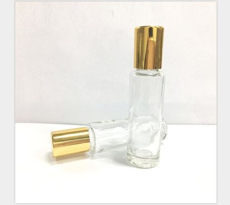 El rodillo de cristal del tapón de tuerca 15ml embotella para el cuidado de piel que los aceites esenciales ruedan en las botellas