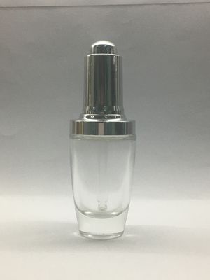 El cono redondo forma el dropper de cristal 30ml embotella el empaquetado del aceite esencial
