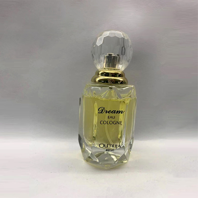 las botellas de perfume de lujo de cristal 40ml con la bola clara forman el casquillo de Surlyn