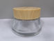 la crema del vidrio 100g sacude la crema de empaquetado de Skincare embotella diverso color y OEM de la impresión
