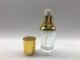 Forma oval de empaquetado cosmética de la botella de cristal de la bomba 30ml para la loción/el suero