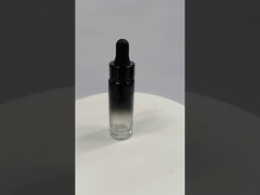 Botella con cuentagotas de vidrio de 15 ml para aceite esencial, sellado con tetina