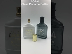 botella de perfume de cristal transparente 100ml