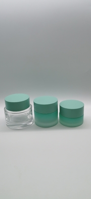 La loción de cristal cosmética embotella el diseño clásico 100ml de la forma del cilindro del tarro
