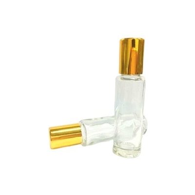 El rodillo de cristal del tapón de tuerca 15ml embotella para el cuidado de piel que los aceites esenciales ruedan en las botellas