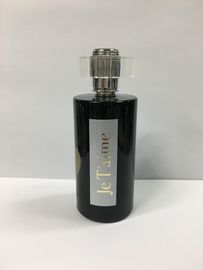 botella de perfume de cristal del cilindro de lujo 100ml/botella única del espray del atomizador con el casquillo de Surlyn