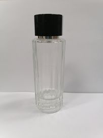 Botellas de perfume de cristal redondas del cosmético 100ml, color e impresión de la botella de perfume del espray diversos
