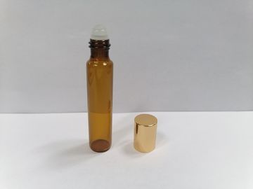 El rodillo de cristal de cristal de la botella de perfume 8ml embotella el rollo en logotipo de la pantalla de seda del OEM de la botella