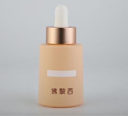 el dropper de cristal oval 30ml embotella empaquetado del cuidado del color de las botellas de aceite esencial el diverso y de piel de la impresión