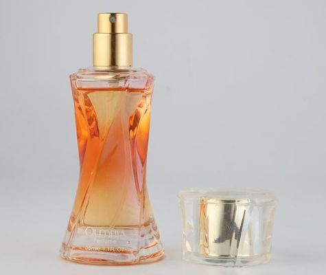 El perfume vacío del rociador del atomizador embotella la botella metálica del olor del vidrio del casquillo del oro del aluminio