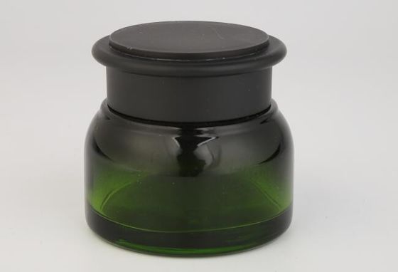 Tarro de empaquetado de la crema de la ronda 30g 50g Skincare con las botellas plásticas de la crema del casquillo