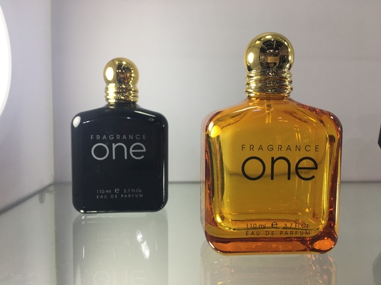 El perfume de lujo modificado para requisitos particulares 110ml embotella el borde redondo transparente