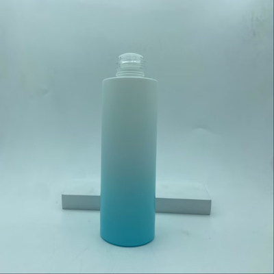 Embalaje cosmético Cuidado de la piel Tonador de vidrio de color azul claro con tapones de tornillo