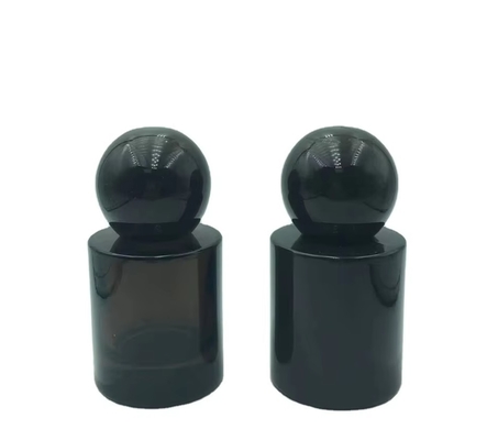 Botellas de perfume de vidrio de lujo personalizadas de 30 ml y 50 ml  Botella de vidrio con bomba de niebla o suero Tapa de bola redonda para producto de suero