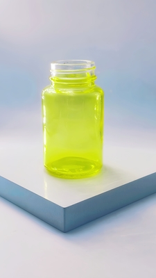 100 ml cápsula de vidrio botella de suplemento capilar botella redonda cápsula de vidrio para el suero ocular y el suero facial OEM