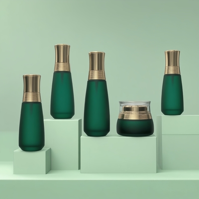 Botella de loción, botella cosmética con bomba y tapa, tarro de crema, embalaje cosmético OEM