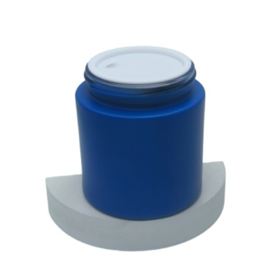 2025 Nueva llegada Jar cosmético de vidrio redondo de 100 g con tapa de plástico para crema para el cuidado de la piel, máscara, ojos y crema facial - Servicio OEM disponible
