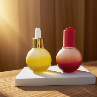 Botella de suero de vidrio de 30 ml/40 ml/50 ml para el cuidado de la piel con gotero de humedad para la cara - Embalaje cosmético