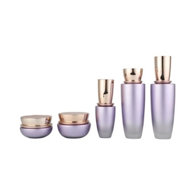 Empaquetado cosmético con las botellas de cristal de empaquetado metálicas del casquillo 130ml Skincare Cosmeitc