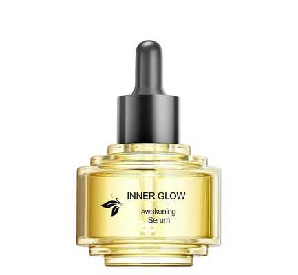 Botella cuentagotas de vidrio de dos tonos de lujo de 30 ml Nuevo diseño elegante y mejorado para botella de aceite de esencia para el cuidado de la piel