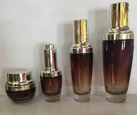 Embalaje de botellas de vidrio de loción