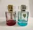 El perfume de cristal de lujo de la forma del cilindro de 50ML 100ML embotella/botella de perfume colorida del espray Skincare y empaquetado del maquillaje