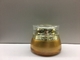 Tarros cosméticos de cristal del tarro 50g MSDS de la crema hidratante redonda de lujo de la cara con las tapas del oro