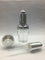 Dropper de plata de cristal claro de lujo de la botella 30ml del dropper para el aceite esencial del suero