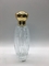 Las botellas de perfume vacías altas de lujo 100ml prensan el rociador con el casquillo redondo del oro