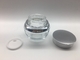la ronda recta del tarro poner crema de cristal de 30g 50g forma al OEM vacío cosmético del envase